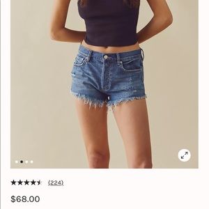 NWT Free People Jean Shorts